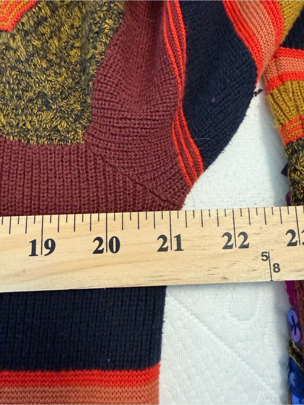 Scotch & Soda Grandpacore Gorpcore Multicolor Stripe Crewneck Sweater SzXL - Picture 12 of 12